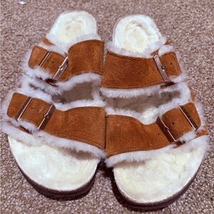 Birkenstock Arizona shearling